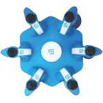 Microlit Faveo – Micropipette Stand Carousel Stand For Six Micropipettes